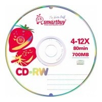 Диск SmartBuy CD-RW 700Mb 4-12x