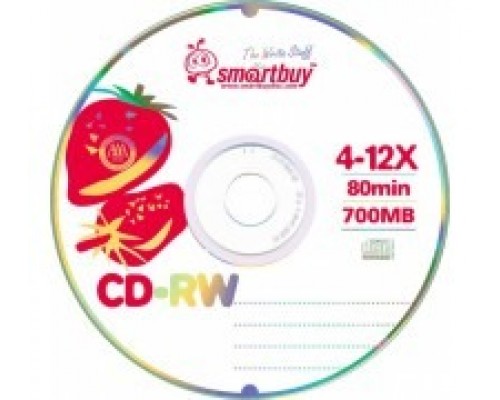 Диск SmartBuy CD-RW 700Mb 4-12x