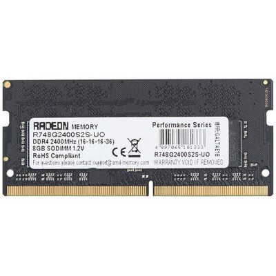 Память оперативная AMD SODIMM 8GB 2400GHz DDR4 CL16 гар.12мес.
