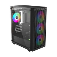 Корпус ID-Cooling Ware 300 ARGB mATX чёрный