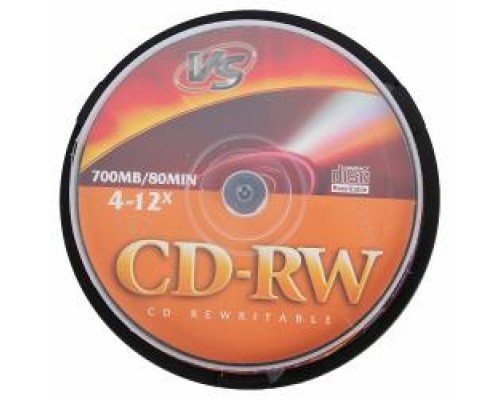 Диск VS CD-RW 700Mb 4-12x