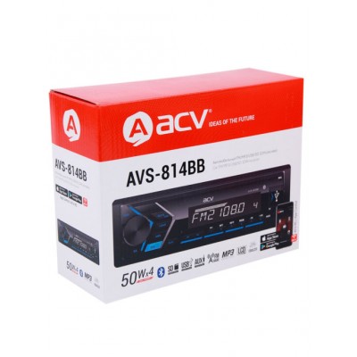 Автомагнитола ACV AVS-814BB 1DIN 4x50Вт