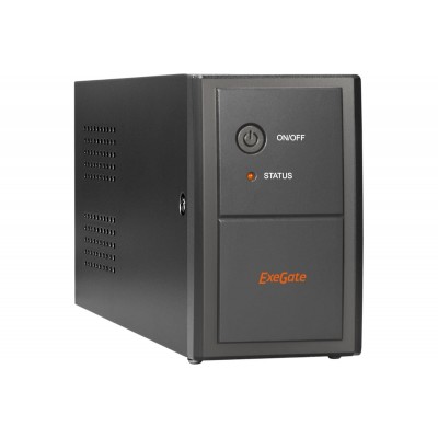 ИБП ExeGate PowerBack BNB-650.LED 650VA/360Вт черный 2 евророзетки