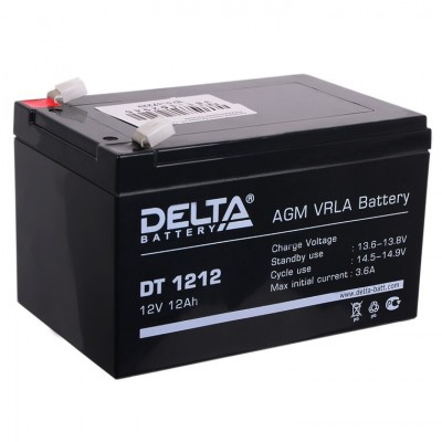 Аккумуляторная батарея Delta DT 1212 для ИБП 12V/12Ah