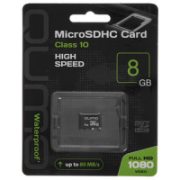 Карта памяти QUMO MicroSDHC 8Gb Class 10