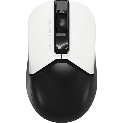 Мышь A4 Fstyler FG12 1200dpi Panda белый/черный USB