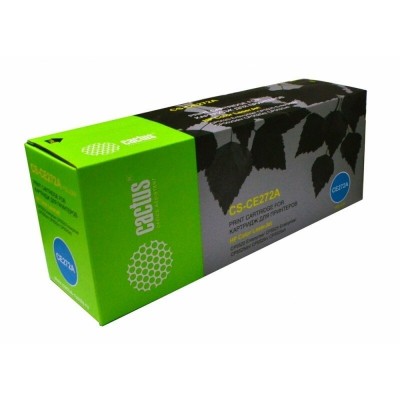 Картридж лазерный Cactus CS-CE272A для HP LJ Ent CP5525 жёлтый (15000стр.)