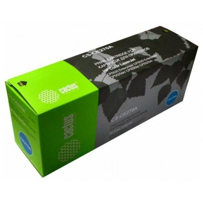 Картридж лазерный Cactus CS-CE270A для HP LJ Ent CP5525 чёрный (13000стр.)