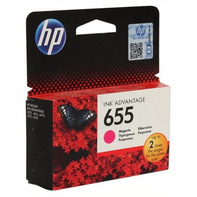 Картридж для струйного принтера HP 655 Magenta Ink Cartridge