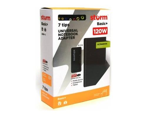 Адаптер Storm BLU120, 120W, USB(2.1A)