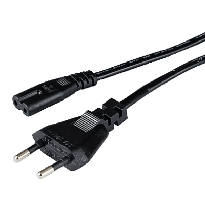 кабель Gembird 2-pin 0.5м черный