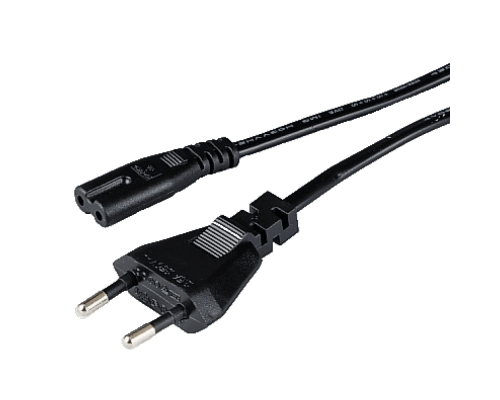 кабель Gembird 2-pin 0.5м черный