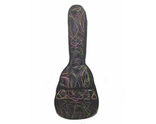 Чехол для гитары STAX ЧГУ-05Б увеличенный, карман, цветной, молния