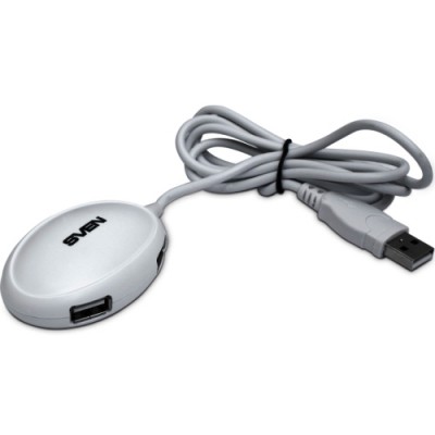 USB-разветвитель SVEN HB-401 4-port USB white гар.3 мес.