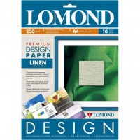 Бумага Lomond A4 230/10 матовая лён односторонняя