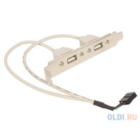 Планка в сист.блок Gembird на 2 USB2.0