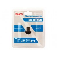 Адаптер Buro BU-BT40B USB Blotooth 4.0, class 1.5, 20 метров
