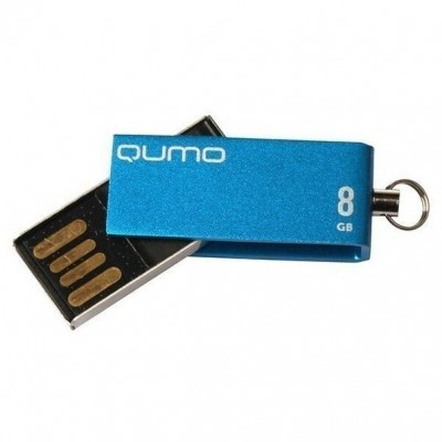 Флеш-накопитель Qumo 8GB Fold USB2.0 Blue