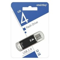 Флеш-накопитель Smart Buy 4Gb USB2.0 V-Cut Black