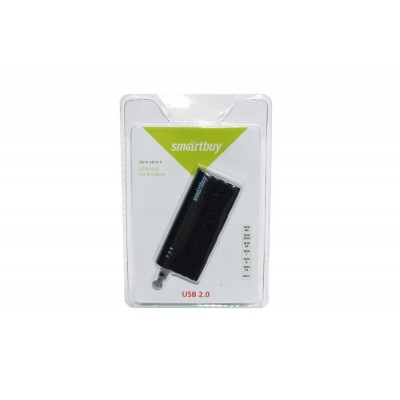 USB-разветвитель Smart Buy SBHA-6810-K 4-port black гар.3 мес.