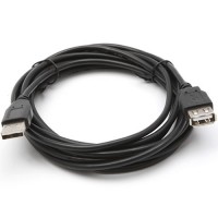 Кабель USB 2.0 удлинитель TELECOM 1,5 м черный