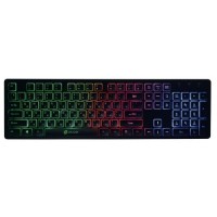 Клавиатура Oklick 550ML Slim Multimedia LED Black USB гар.6мес