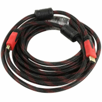 Кабель HDMI DeTech 15 м красно-чёрный