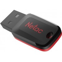 Флеш-накопитель NetacU197 32GB черный/красный