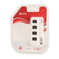 USB-разветвитель MobileData HB-41 4-port  USB 2.0 black гар.3 мес.