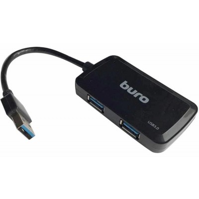 USB-разветвитель Buro BU-HUB4-U3.0-S 4порт. черный