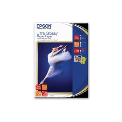 Бумага EPSON 13x18 Ultra Glossy 300/50 глянцевая