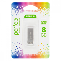 Флеш-накопитель Perfeo M13 8GB USB2.0 MetalSeries