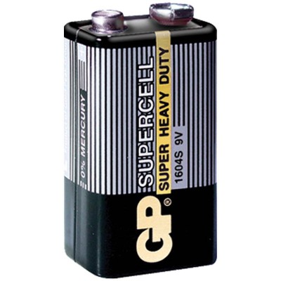 Батарейка GP Supercell 1604S 6F22 9V (крона)