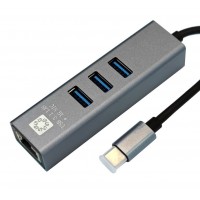 Адаптер ExeGate EXE-77C-45 TypeC-LAN + RJ45