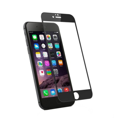 Защитное стекло для iPhone6/6S+ 2.5D 0.33мм черное