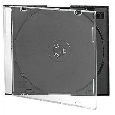 CD-box 1диск Slim color 5mm цветной