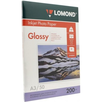 Бумага Lomond A3 200/50 глянец 0102024