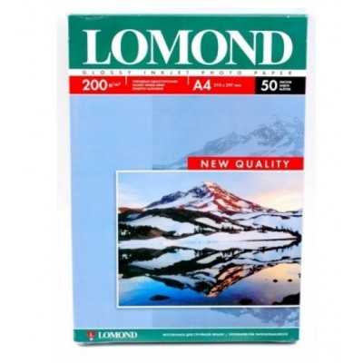 Фотобумага Lomond A4 200/50 глянец