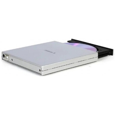 Оптический привод Gembird внешний DVD USB DVD-USB-02-SV серебро