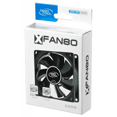 Кулер Deepcool XFAN 80 80x80x25 Molex 20dB 1800rpm 82g  гар.12мес.