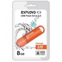 Флеш-накопитель Exployd 8GB USB2.0 570 (оранжевый)