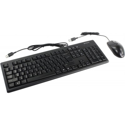 Комплект клавиатура+мышь A4 KRS-8372, черный USB