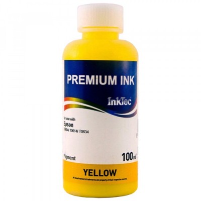 Чернила InkTec для Epson T0604/T0614/T0634 Yellow Pigment,100мл