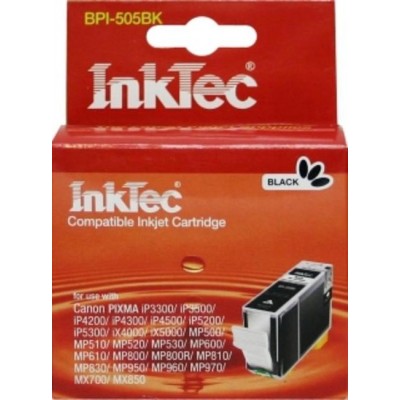 Картридж для струйного принтера InkTec BPI-505BK (PGI-5BK) Canon black
