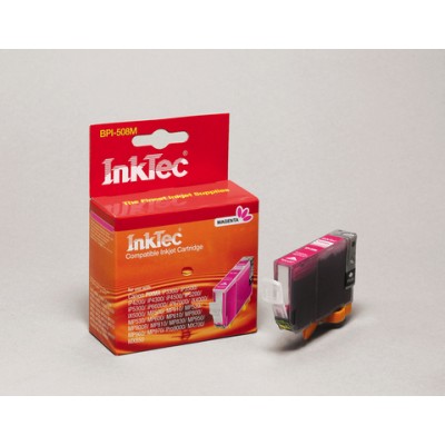 Картридж для струйного принтера InkTec BPI-508M (CLI-8M) Canon magenta