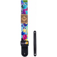 Гитарный ремень FLIGHT FSG-50 WOW яркий с комиксами
