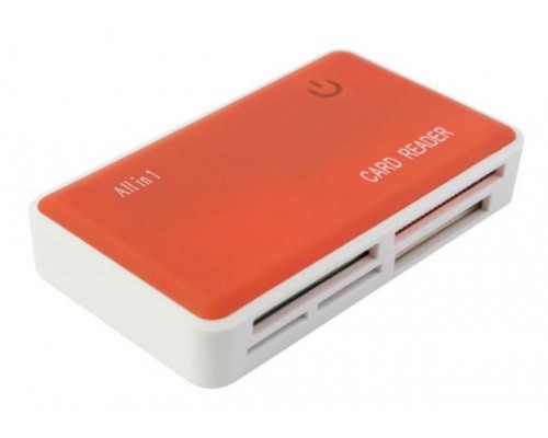 Картридер PC PET CR-217COG USB 2.0 SDHC/CF/XD/MS/TF/M2 (24-in-1) Оранжевый