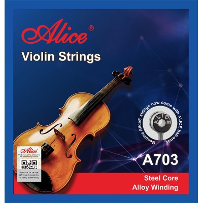 Комплект струн для скрипки Alice A703
