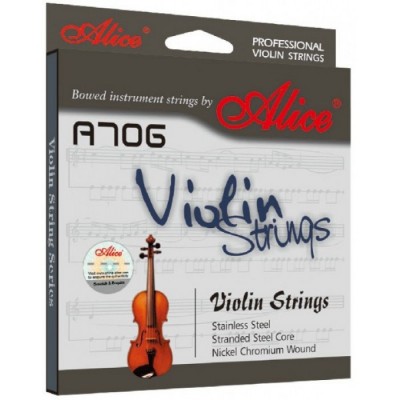 Комплект струн для скрипки Alice A706