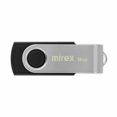 Флеш-накопитель Mirex SWIVEL 8GB черный